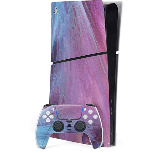 Space Marble PS5 Slim Digital Edition Console Skin
